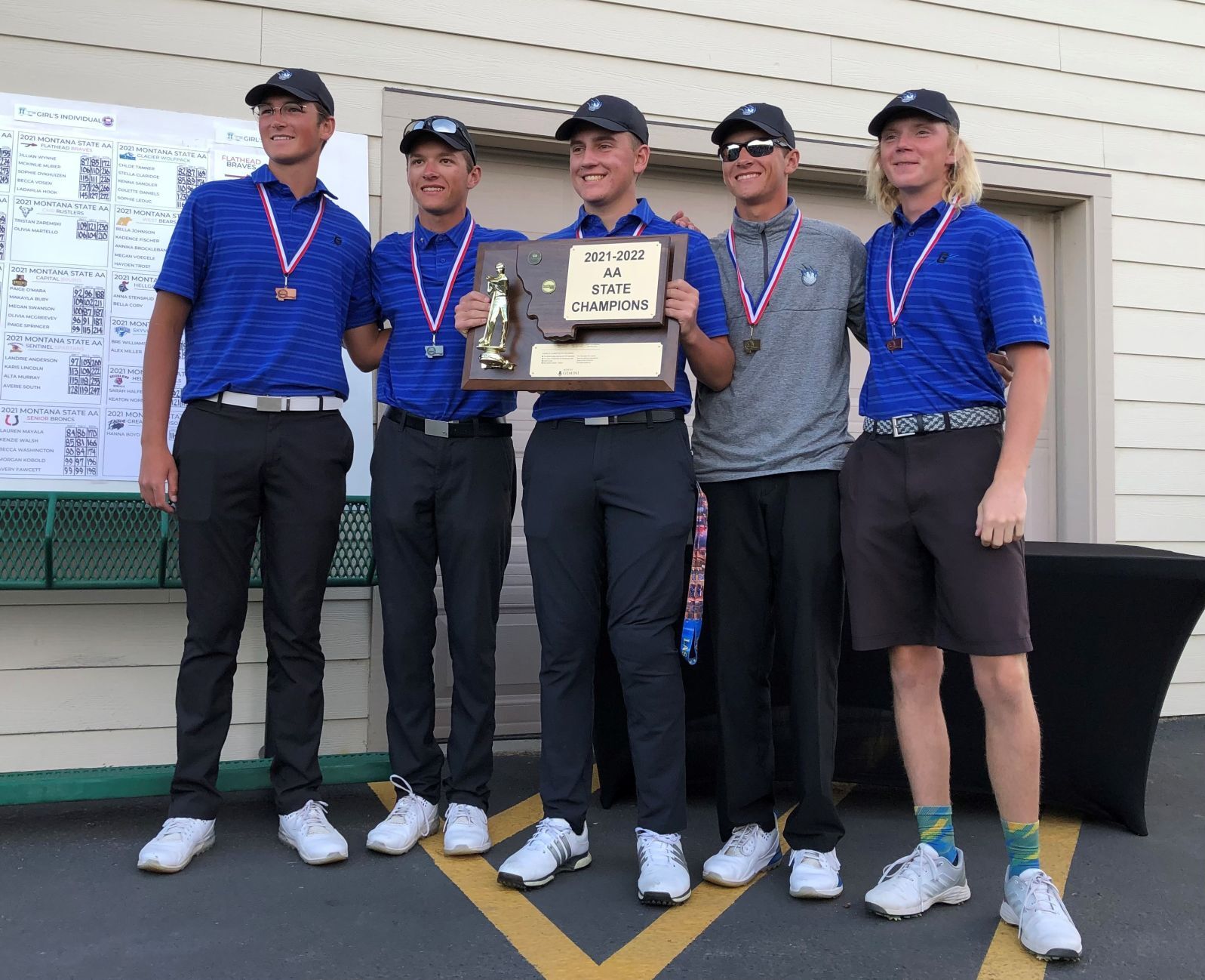 2021 Class AA boys golf - Bozeman Gallatin Raptors